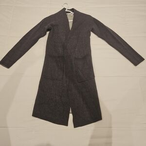 Babaton Lance Long Cardigan. Dark Grey
